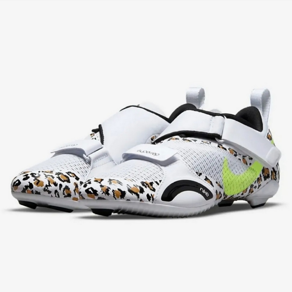 NIKE SuperRep Cycle Indoor Animal Print Cycling Shoes Womens 6.5 - Picture 6 of 8